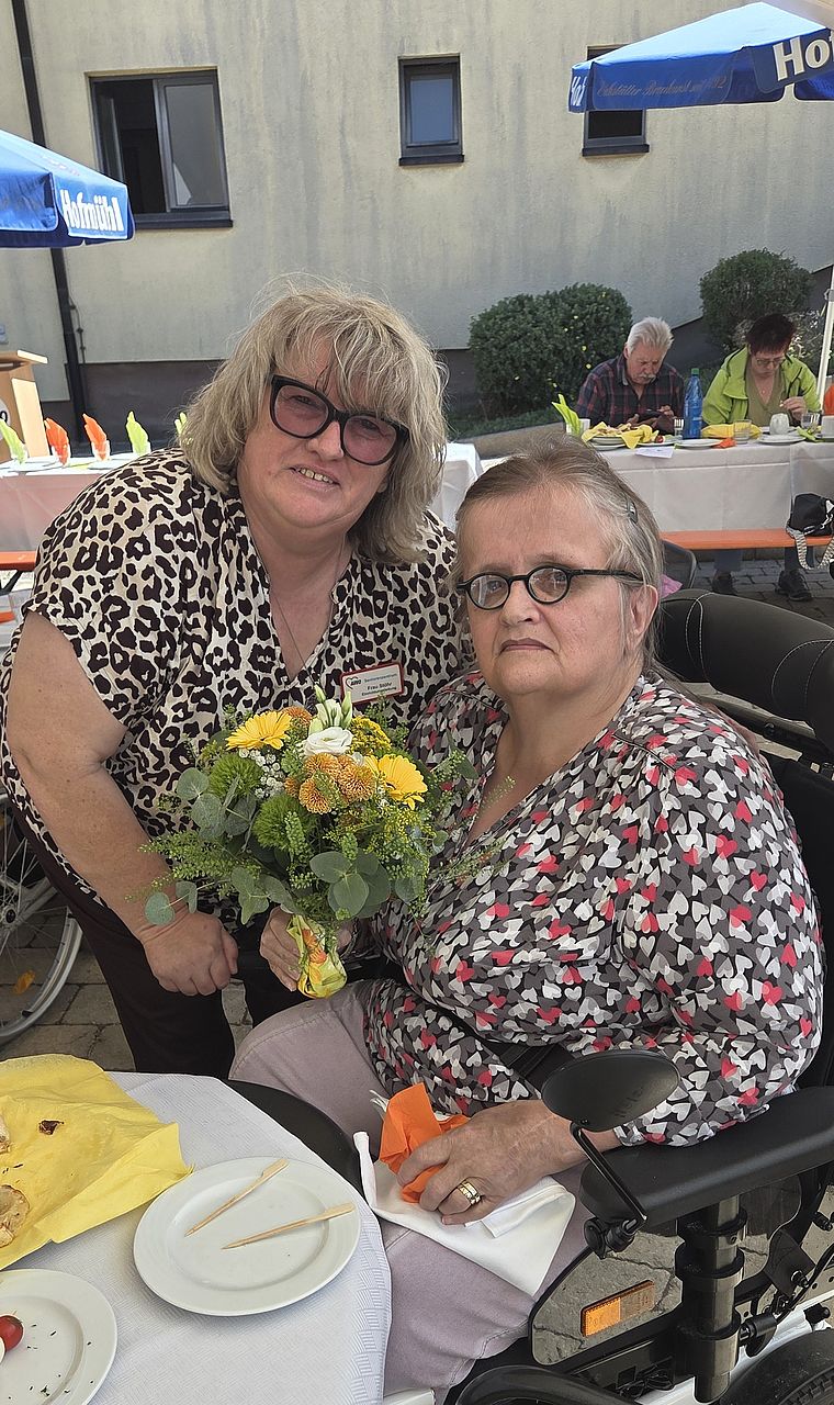 Sommerfest Frau Heerdt Frau Stoehr2